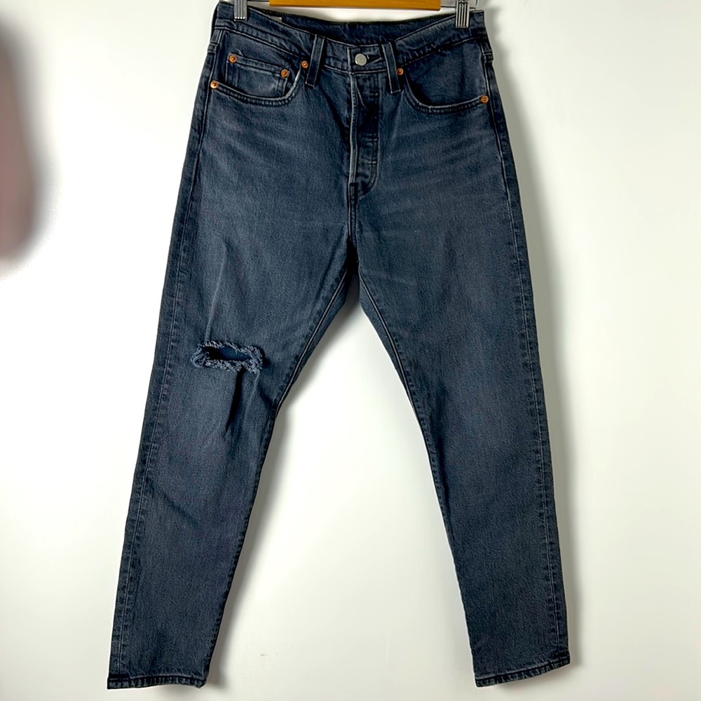 Levi’s 501 Dark Grey Jeans, Size 27x28